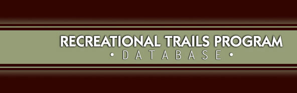 Recreational Trails Program Database header logo